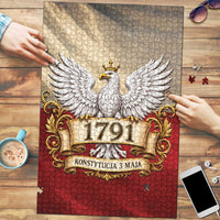 Poland Constitution Day 1791 Puzzle Polska Konstytucja 3 Maja Pride White Eagle