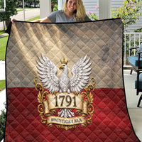Poland Constitution Day 1791 Quilt Polska Konstytucja 3 Maja Pride White Eagle