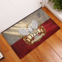Poland Constitution Day 1791 Rubber Doormat Polska Konstytucja 3 Maja Pride White Eagle