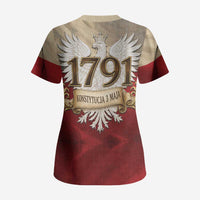 Poland Constitution Day 1791 Scrub Top Polska Konstytucja 3 Maja Pride White Eagle