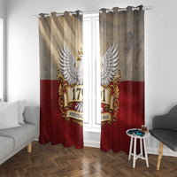 Poland Constitution Day 1791 Window Curtain Polska Konstytucja 3 Maja Pride White Eagle