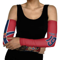 Custom World Football 2026 Norway Arm Sleeves Viking Moose Trophy Champion