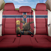 World Football 2026 Norway Back Car Seat Cover Viking Moose Trophy Champion