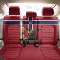 World Football 2026 Norway Back Car Seat Cover Viking Moose Trophy Champion