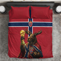World Football 2026 Norway Bedding Set Viking Moose Trophy Champion