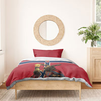 World Football 2026 Norway Bedding Set Viking Moose Trophy Champion