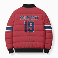 Custom World Football 2026 Norway Bomber Puffer Jacket Viking Moose Trophy Champion