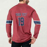 Custom World Football 2026 Norway Button Sweatshirt Viking Moose Trophy Champion