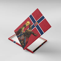 World Football 2026 Norway Canvas Wall Art Viking Moose Trophy Champion