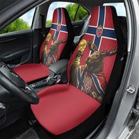 World Football 2026 Norway Car Seat Cover Viking Moose Trophy Champion