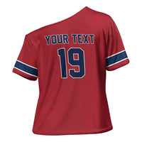 Custom World Football 2026 Norway Cross Shoulder Shirt Viking Moose Trophy Champion