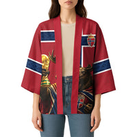 Custom World Football 2026 Norway Kimono Viking Moose Trophy Champion
