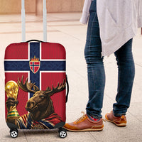 World Football 2026 Norway Luggage Cover Viking Moose Trophy Champion