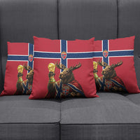 World Football 2026 Norway Pillow Cover Viking Moose Trophy Champion