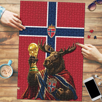 World Football 2026 Norway Puzzle Viking Moose Trophy Champion