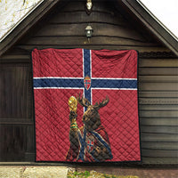 World Football 2026 Norway Quilt Viking Moose Trophy Champion