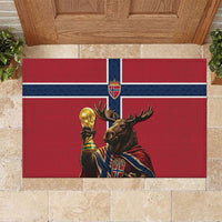 World Football 2026 Norway Rubber Doormat Viking Moose Trophy Champion