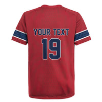 Custom World Football 2026 Norway Rugby Jersey Viking Moose Trophy Champion