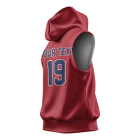 Custom World Football 2026 Norway Sleeveless Hoodie Viking Moose Trophy Champion