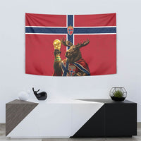 World Football 2026 Norway Tapestry Viking Moose Trophy Champion