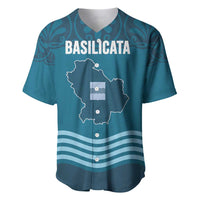 Italy Basilicata Baseball Jersey Map With Flag Style - Wonder Print Shop