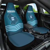 Italy Basilicata Car Seat Cover Map With Flag Style - Wonder Print Shop
