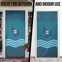 Italy Basilicata Door Cover Map With Flag Style - Wonder Print Shop