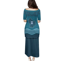 Italy Basilicata Family Matching Puletasi and Hawaiian Shirt Map With Flag Style - Wonder Print Shop