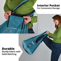 Italy Basilicata Grocery Bag Map With Flag Style - Wonder Print Shop