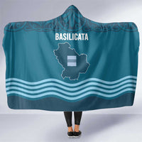 Italy Basilicata Hooded Blanket Map With Flag Style - Wonder Print Shop