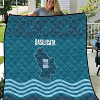 Italy Basilicata Quilt Map With Flag Style - Wonder Print Shop