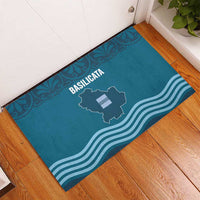 Italy Basilicata Rubber Doormat Map With Flag Style - Wonder Print Shop