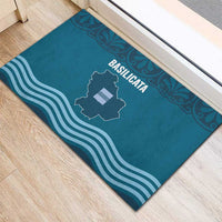 Italy Basilicata Rubber Doormat Map With Flag Style - Wonder Print Shop