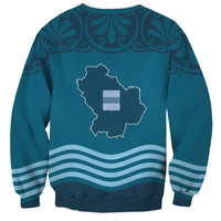 Italy Basilicata Sweatshirt Map With Flag Style - Wonder Print Shop