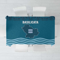 Italy Basilicata Tablecloth Map With Flag Style - Wonder Print Shop