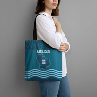 Italy Basilicata Tote Bag Map With Flag Style - Wonder Print Shop