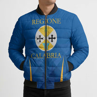 Italy Calabria Bomber Puffer Jacket Flag Style - Wonder Print Shop