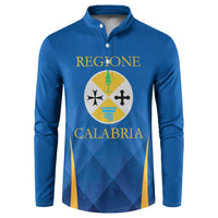 Italy Calabria Button Sweatshirt Flag Style - Wonder Print Shop