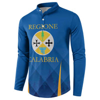 Italy Calabria Button Sweatshirt Flag Style - Wonder Print Shop