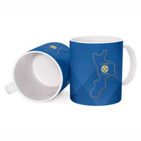 Italy Calabria Ceramic Mug Flag Style - Wonder Print Shop