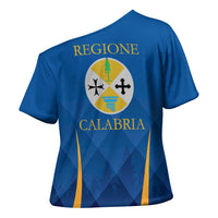 Italy Calabria Cross Shoulder Shirt Flag Style - Wonder Print Shop