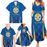 Italy Calabria Family Matching Summer Maxi Dress and Hawaiian Shirt Flag Style - Wonder Print Shop