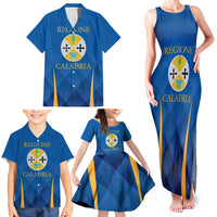 Italy Calabria Family Matching Tank Maxi Dress and Hawaiian Shirt Flag Style - Wonder Print Shop