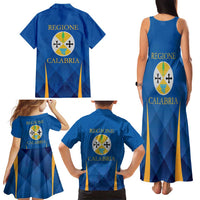 Italy Calabria Family Matching Tank Maxi Dress and Hawaiian Shirt Flag Style - Wonder Print Shop