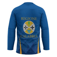 Italy Calabria Hockey Jersey Flag Style - Wonder Print Shop