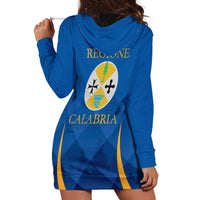Italy Calabria Hoodie Dress Flag Style - Wonder Print Shop