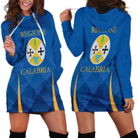 Italy Calabria Hoodie Dress Flag Style - Wonder Print Shop