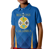 Italy Calabria Kid Polo Shirt Flag Style - Wonder Print Shop