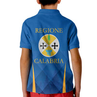 Italy Calabria Kid Polo Shirt Flag Style - Wonder Print Shop