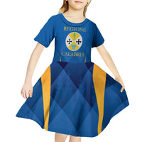 Italy Calabria Kid Short Sleeve Dress Flag Style - Wonder Print Shop